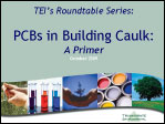 PCBs in Building Caulk: A Primer
