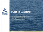 PCBs in Caulking