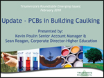 Update- PCBs in Building Caulking
