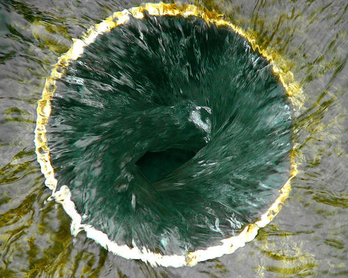 chemicals down drain