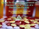 Guide to Proper Pharma Waste Mgmt comp