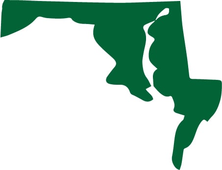 Green Maryland state icon