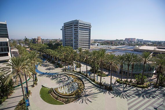 Anaheim California skyline