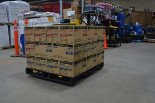 Boxes on pallet