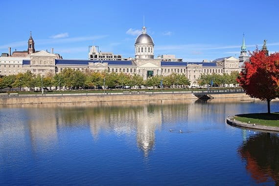 Old Montreal Canada cityscape