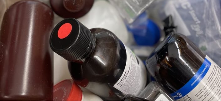 Industrial Waste Recycling bottles