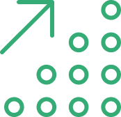Growth chart icon