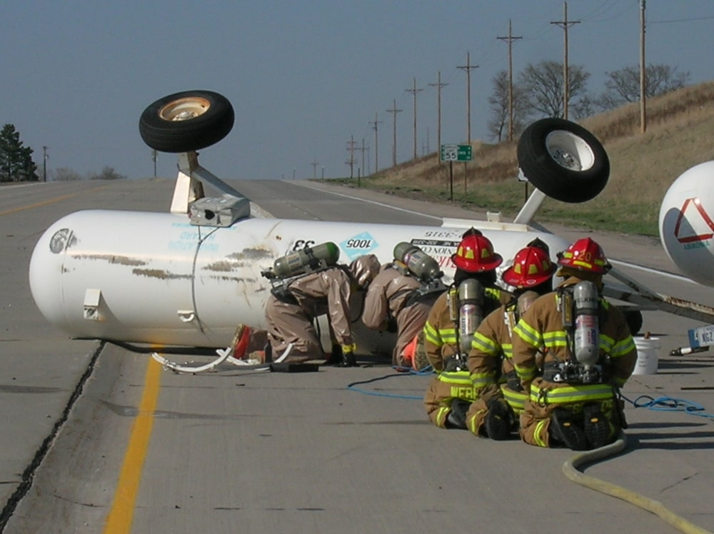 Emergency Response to Flipped Vehicle