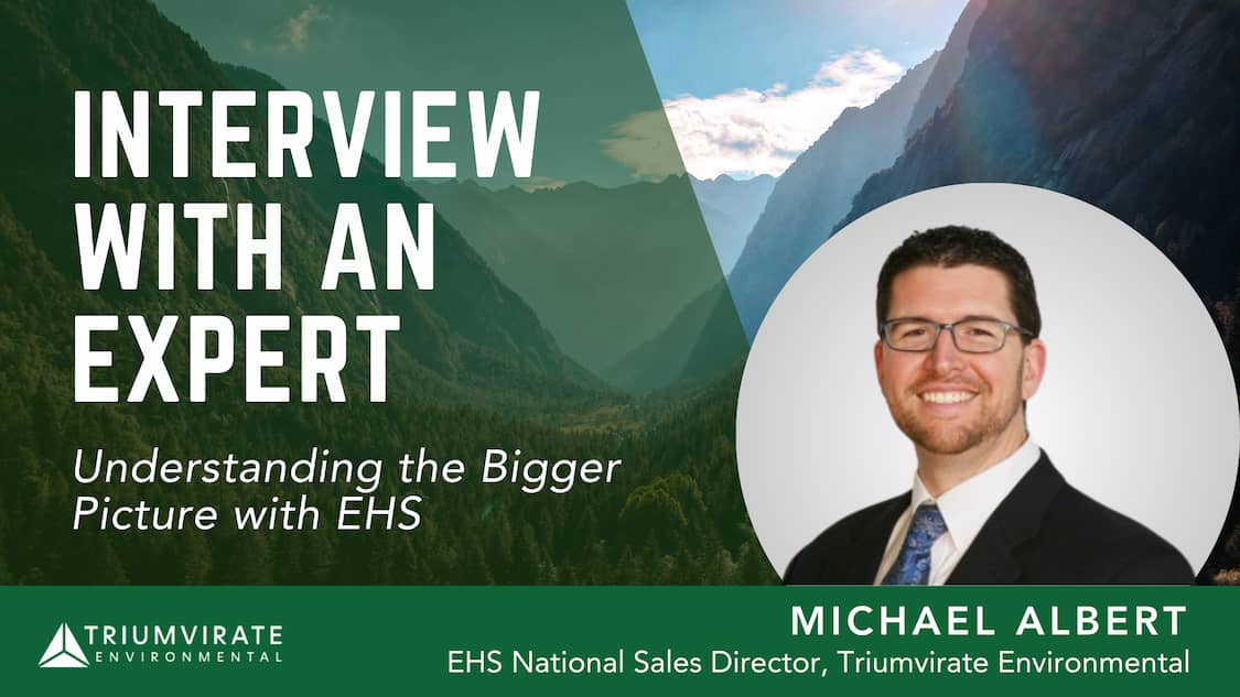 Mountains in the background with Mike Albert's headshot called out. Title to the left.