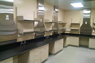Empty laboratory 