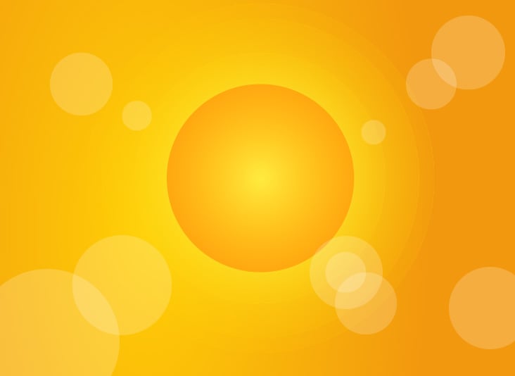 Abstract representation of heat stress.