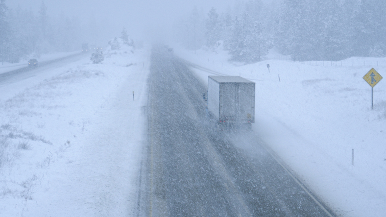 industrial holiday safety truck snow