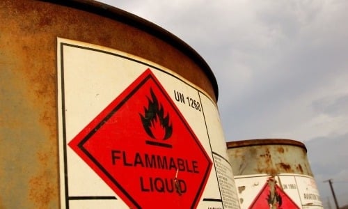 flammable liquid disposal